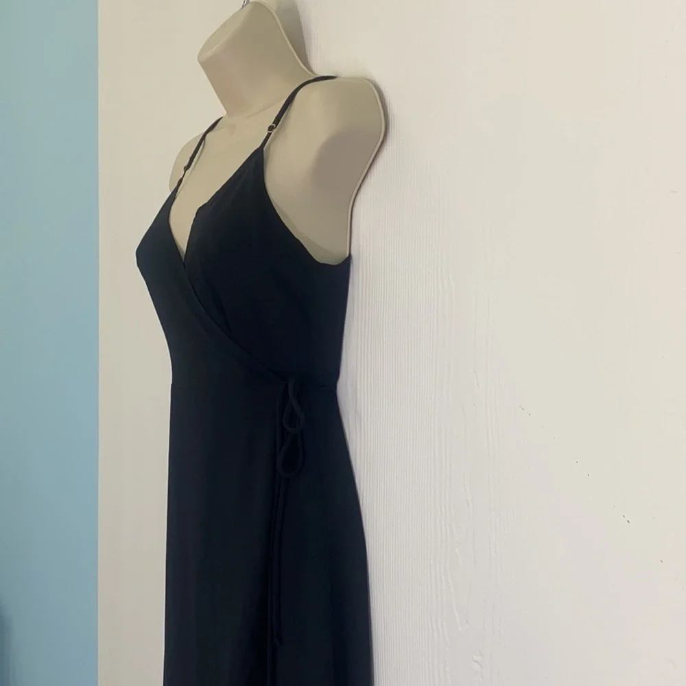 Show Me Your MuMu - Meghan Wrap Dress In Black Size Small